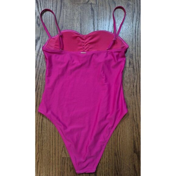 Relleciga Sexy High-cut Cheeky One-piece Bathingsuit Swimsuit Women's Size Large - Picture 2 of 4